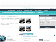 Tablet Screenshot of chambery.auto-selection.com