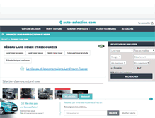 Tablet Screenshot of land-rover.auto-selection.com