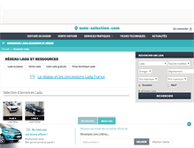 Tablet Screenshot of lada.auto-selection.com