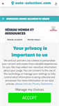 Mobile Screenshot of honda.auto-selection.com