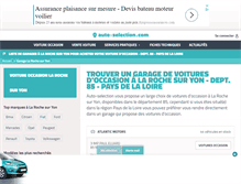 Tablet Screenshot of la-roche-sur-yon.auto-selection.com