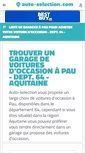 Mobile Screenshot of pau.auto-selection.com