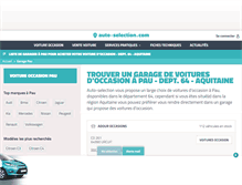 Tablet Screenshot of pau.auto-selection.com