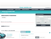 Tablet Screenshot of matra.auto-selection.com
