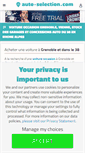 Mobile Screenshot of grenoble.auto-selection.com