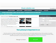 Tablet Screenshot of grenoble.auto-selection.com
