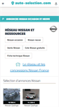 Mobile Screenshot of nissan.auto-selection.com