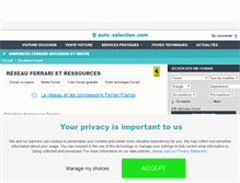 Tablet Screenshot of ferrari.auto-selection.com
