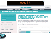 Tablet Screenshot of lons-le-saunier.auto-selection.com
